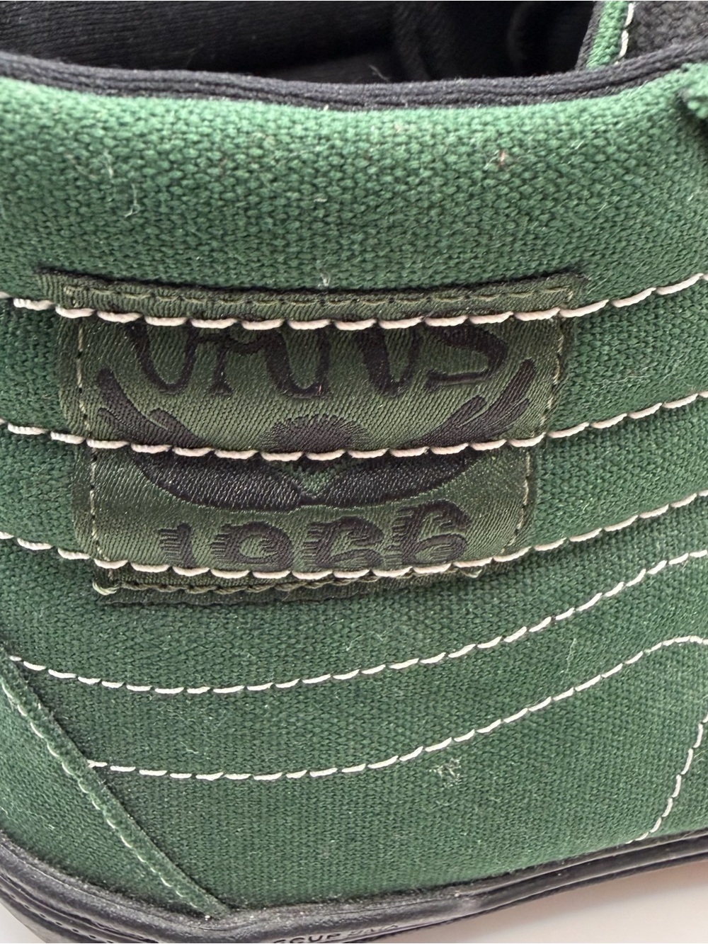 Vans x DAK PopCush BMX Sk8-Hi Green Black Men’s Size 10.5 Streetwear Grunge - Picture 7 of 10